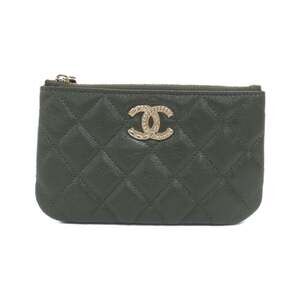 CHANEL Green Pouch